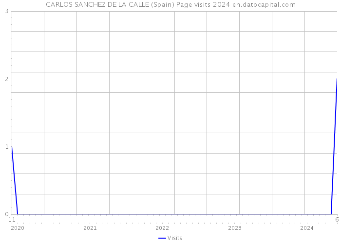 CARLOS SANCHEZ DE LA CALLE (Spain) Page visits 2024 