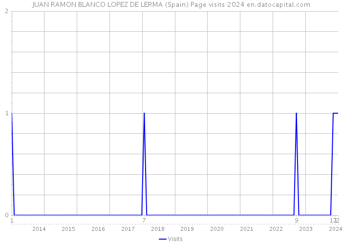 JUAN RAMON BLANCO LOPEZ DE LERMA (Spain) Page visits 2024 