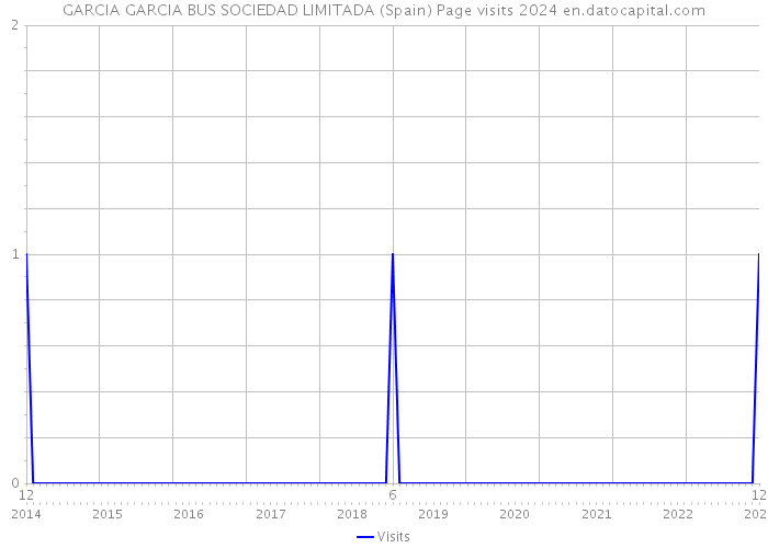 GARCIA GARCIA BUS SOCIEDAD LIMITADA (Spain) Page visits 2024 