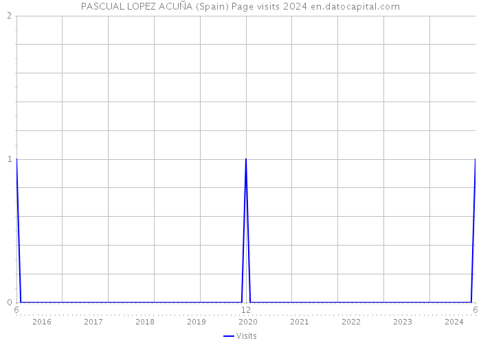 PASCUAL LOPEZ ACUÑA (Spain) Page visits 2024 