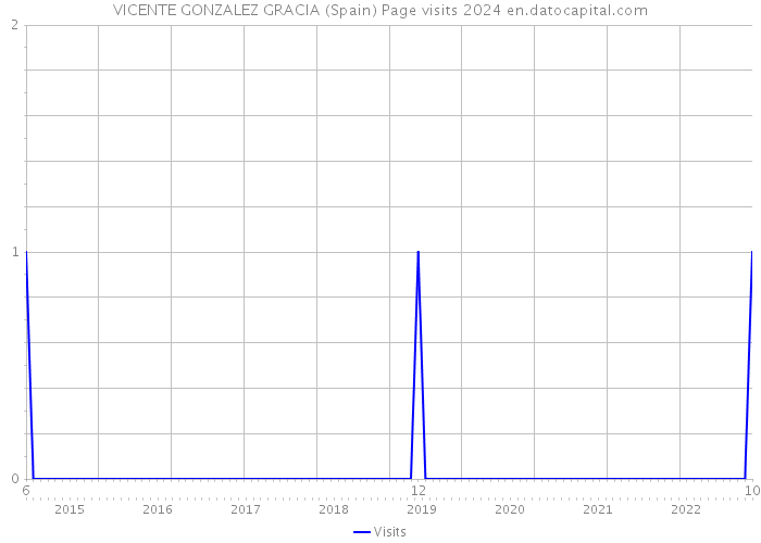 VICENTE GONZALEZ GRACIA (Spain) Page visits 2024 