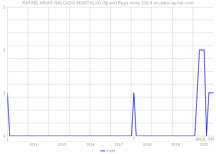 RAFAEL ARIAS-SALGADO MONTALVO (Spain) Page visits 2024 