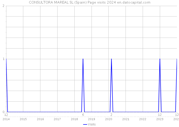 CONSULTORA MAREAL SL (Spain) Page visits 2024 