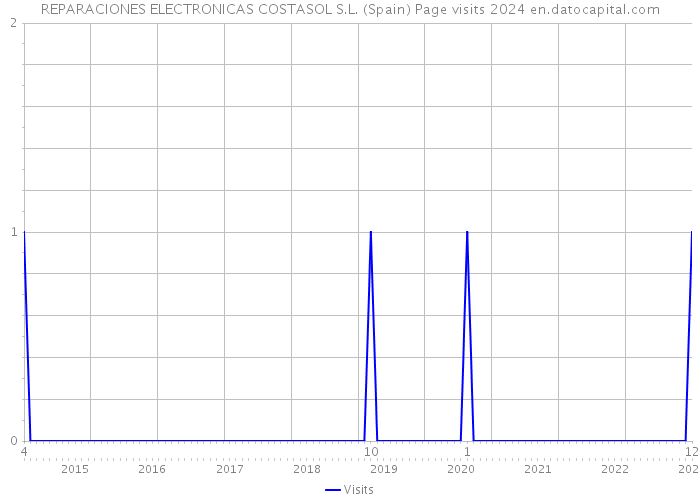 REPARACIONES ELECTRONICAS COSTASOL S.L. (Spain) Page visits 2024 