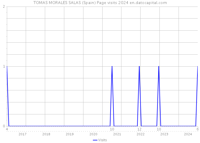 TOMAS MORALES SALAS (Spain) Page visits 2024 