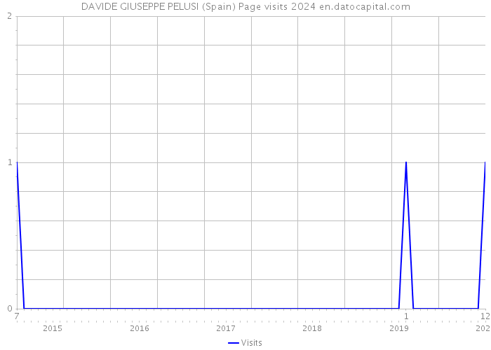 DAVIDE GIUSEPPE PELUSI (Spain) Page visits 2024 