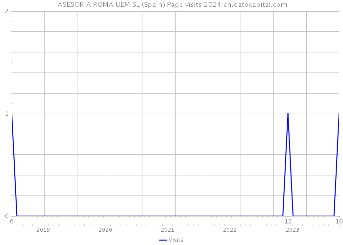  ASESORIA ROMA UEM SL (Spain) Page visits 2024 