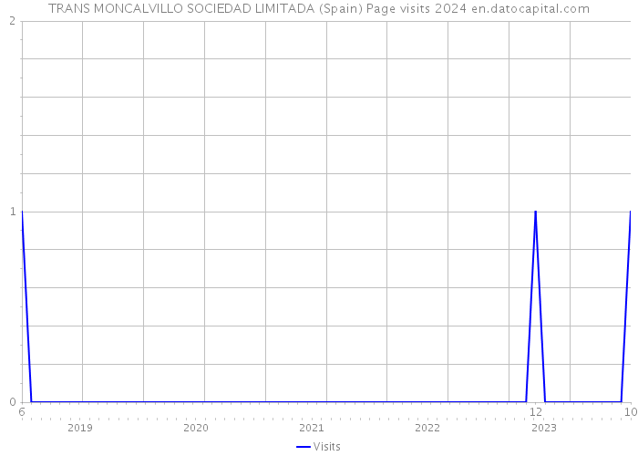 TRANS MONCALVILLO SOCIEDAD LIMITADA (Spain) Page visits 2024 