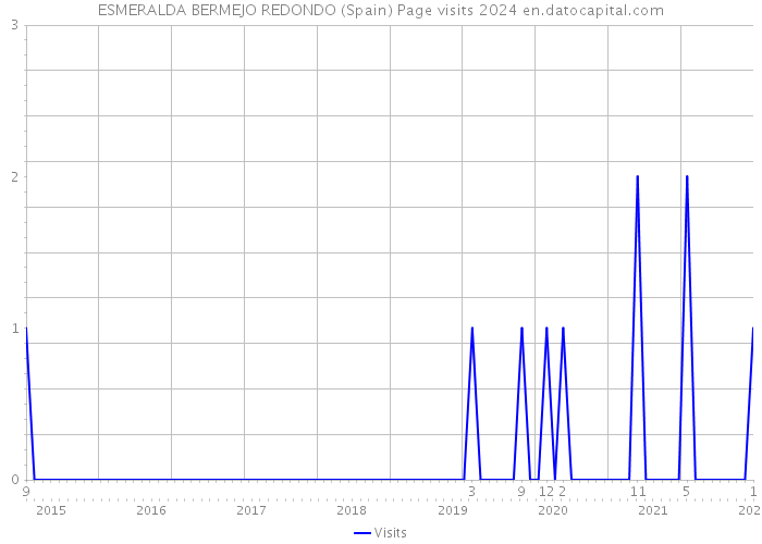 ESMERALDA BERMEJO REDONDO (Spain) Page visits 2024 