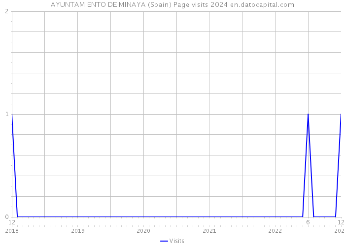 AYUNTAMIENTO DE MINAYA (Spain) Page visits 2024 