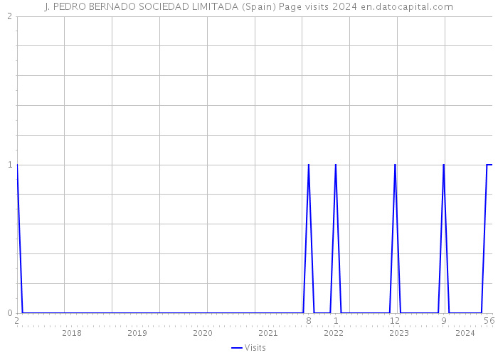 J. PEDRO BERNADO SOCIEDAD LIMITADA (Spain) Page visits 2024 