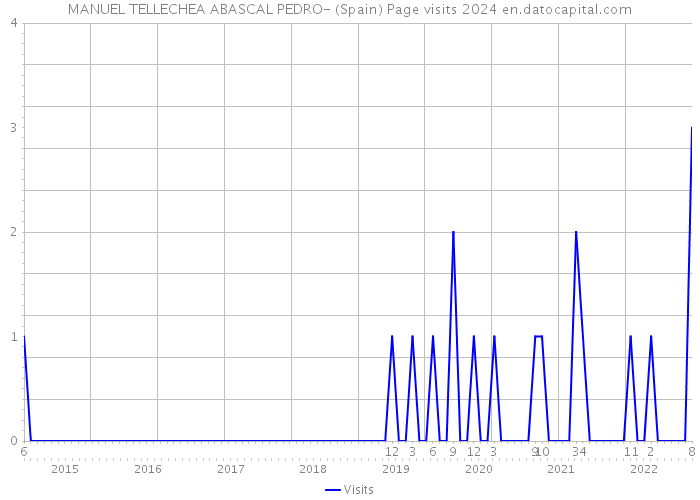 MANUEL TELLECHEA ABASCAL PEDRO- (Spain) Page visits 2024 