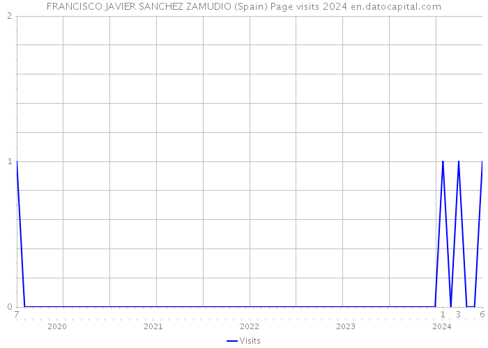 FRANCISCO JAVIER SANCHEZ ZAMUDIO (Spain) Page visits 2024 