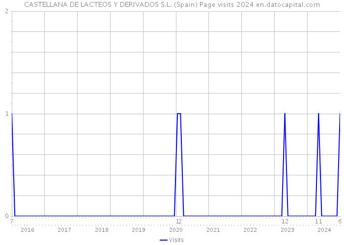 CASTELLANA DE LACTEOS Y DERIVADOS S.L. (Spain) Page visits 2024 