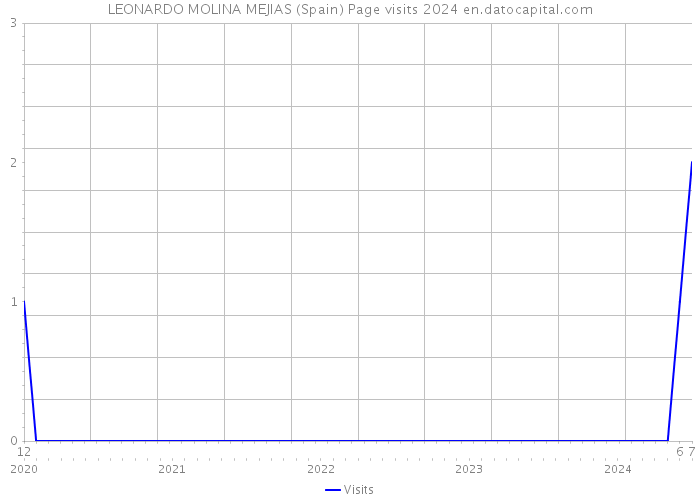 LEONARDO MOLINA MEJIAS (Spain) Page visits 2024 