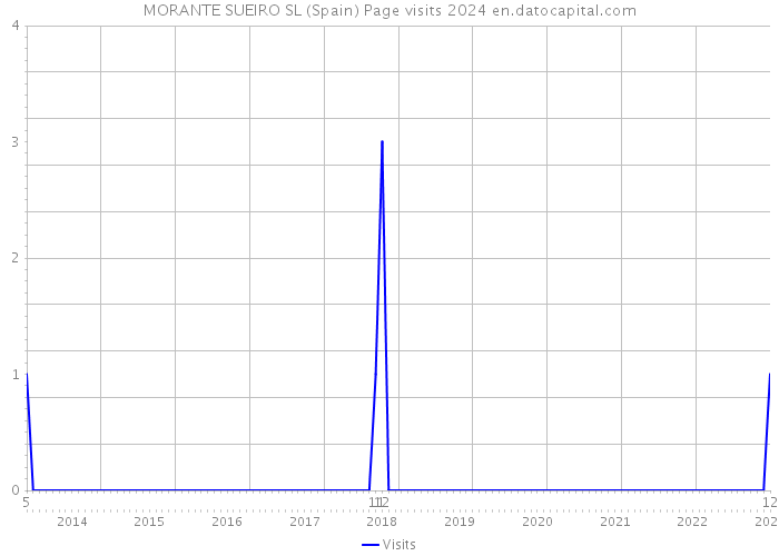 MORANTE SUEIRO SL (Spain) Page visits 2024 