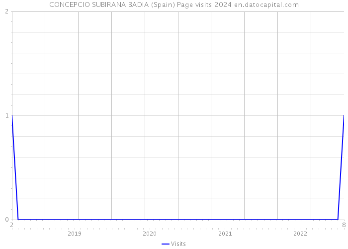 CONCEPCIO SUBIRANA BADIA (Spain) Page visits 2024 