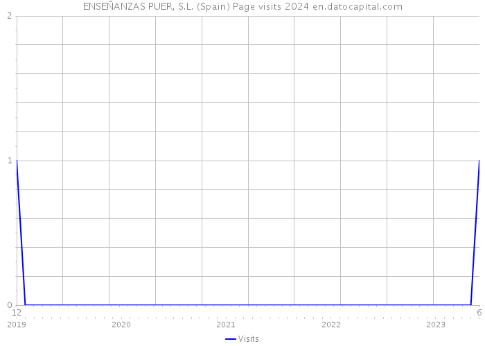 ENSEÑANZAS PUER, S.L. (Spain) Page visits 2024 