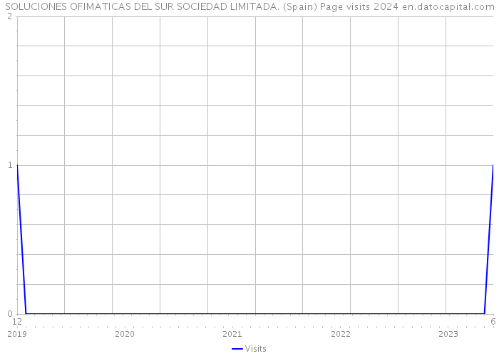 SOLUCIONES OFIMATICAS DEL SUR SOCIEDAD LIMITADA. (Spain) Page visits 2024 