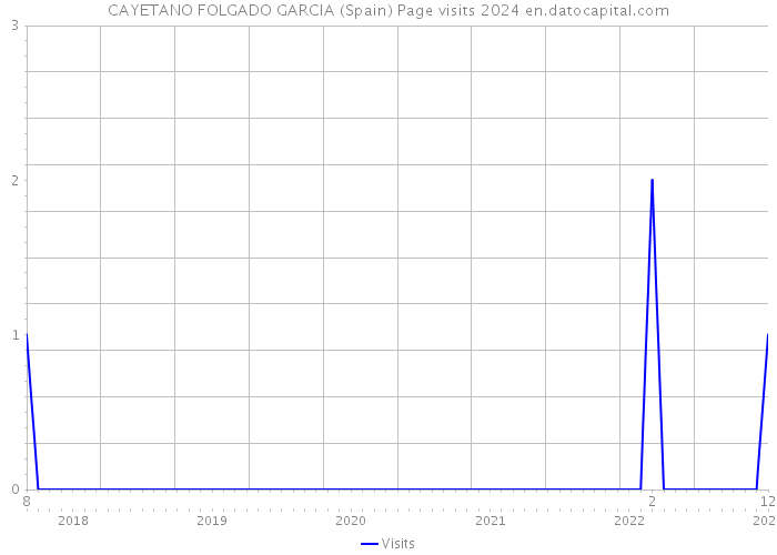 CAYETANO FOLGADO GARCIA (Spain) Page visits 2024 