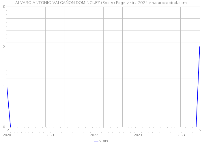 ALVARO ANTONIO VALGAÑON DOMINGUEZ (Spain) Page visits 2024 