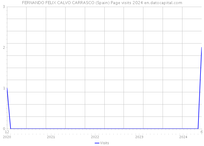 FERNANDO FELIX CALVO CARRASCO (Spain) Page visits 2024 