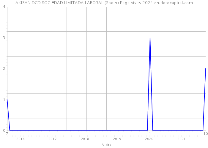 AKISAN DCD SOCIEDAD LIMITADA LABORAL (Spain) Page visits 2024 