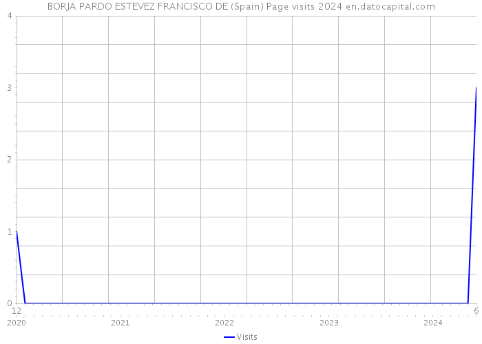 BORJA PARDO ESTEVEZ FRANCISCO DE (Spain) Page visits 2024 