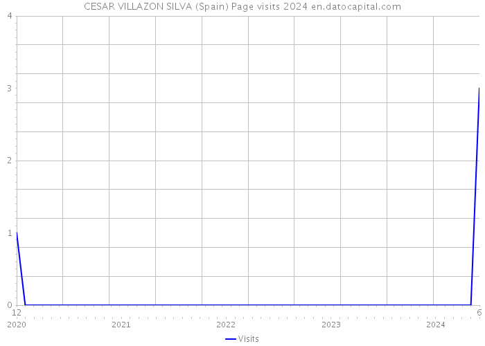 CESAR VILLAZON SILVA (Spain) Page visits 2024 