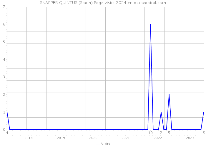SNAPPER QUINTUS (Spain) Page visits 2024 