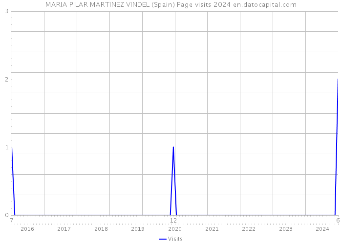MARIA PILAR MARTINEZ VINDEL (Spain) Page visits 2024 