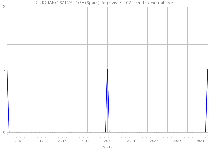 GIUGLIANO SALVATORE (Spain) Page visits 2024 