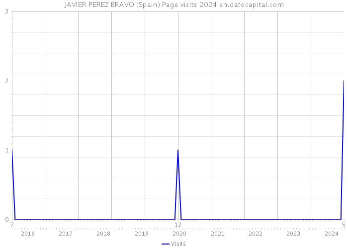 JAVIER PEREZ BRAVO (Spain) Page visits 2024 