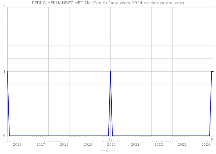 PEDRO HERNANDEZ MEDINA (Spain) Page visits 2024 