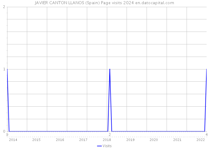 JAVIER CANTON LLANOS (Spain) Page visits 2024 