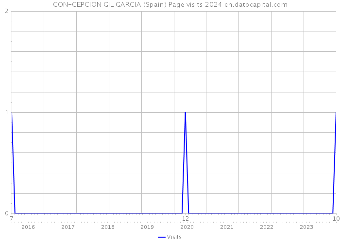 CON-CEPCION GIL GARCIA (Spain) Page visits 2024 
