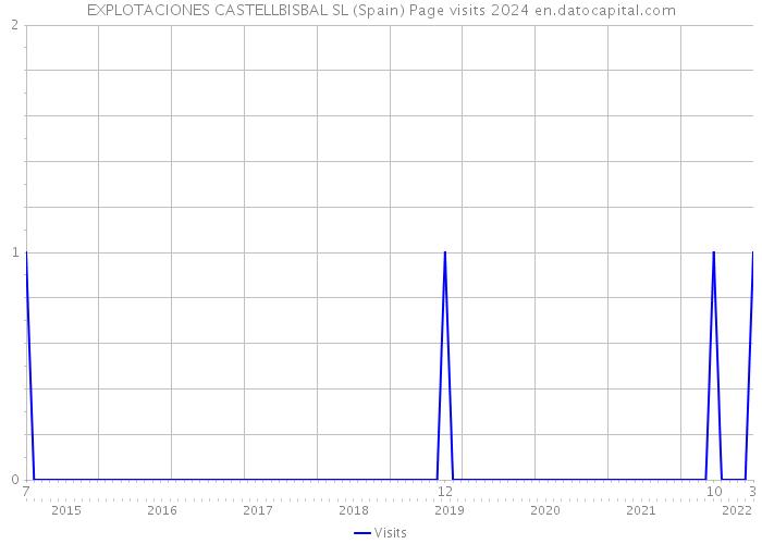 EXPLOTACIONES CASTELLBISBAL SL (Spain) Page visits 2024 