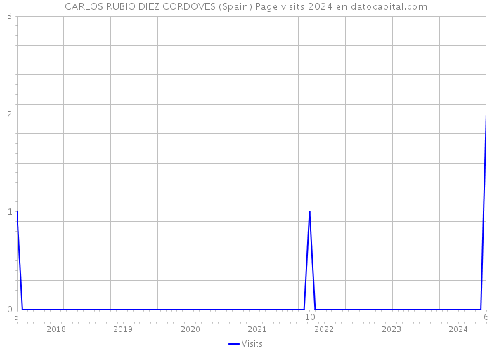 CARLOS RUBIO DIEZ CORDOVES (Spain) Page visits 2024 