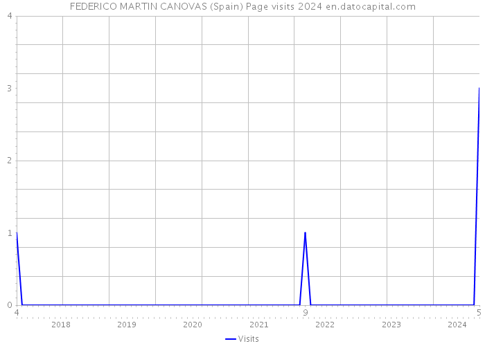 FEDERICO MARTIN CANOVAS (Spain) Page visits 2024 