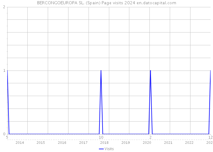 BERCONGOEUROPA SL. (Spain) Page visits 2024 