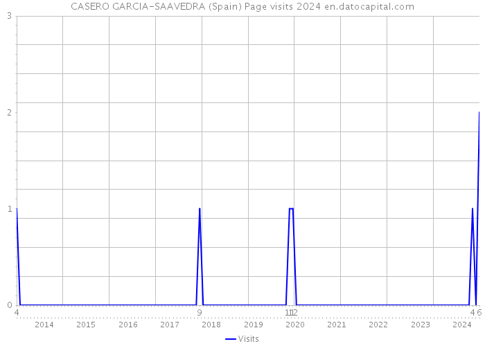 CASERO GARCIA-SAAVEDRA (Spain) Page visits 2024 