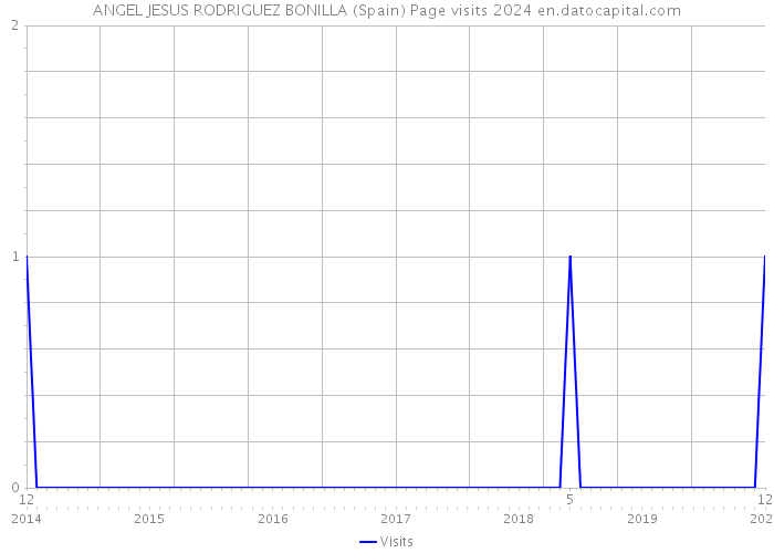 ANGEL JESUS RODRIGUEZ BONILLA (Spain) Page visits 2024 