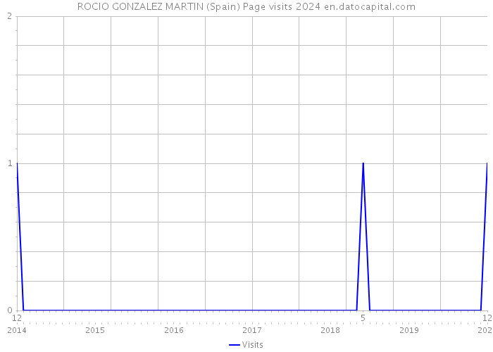 ROCIO GONZALEZ MARTIN (Spain) Page visits 2024 