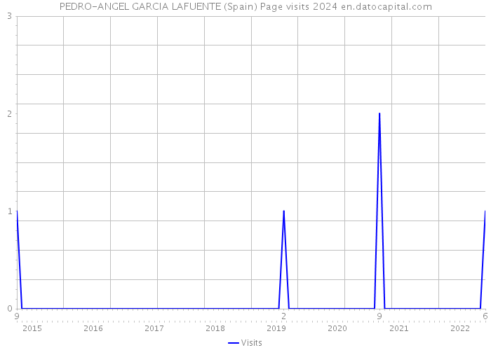 PEDRO-ANGEL GARCIA LAFUENTE (Spain) Page visits 2024 