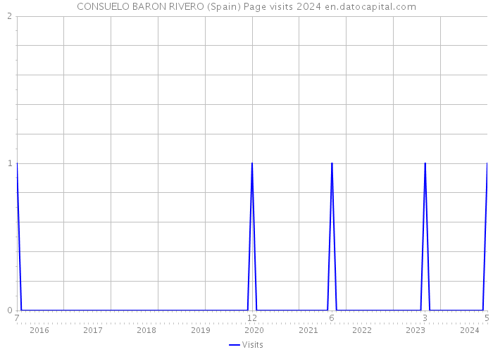 CONSUELO BARON RIVERO (Spain) Page visits 2024 
