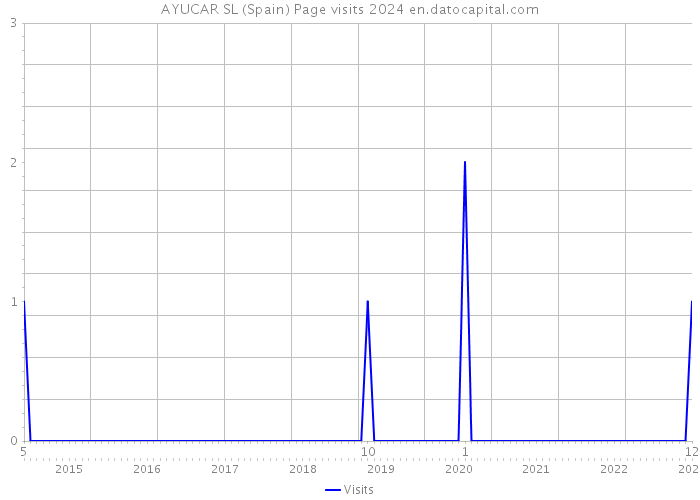 AYUCAR SL (Spain) Page visits 2024 