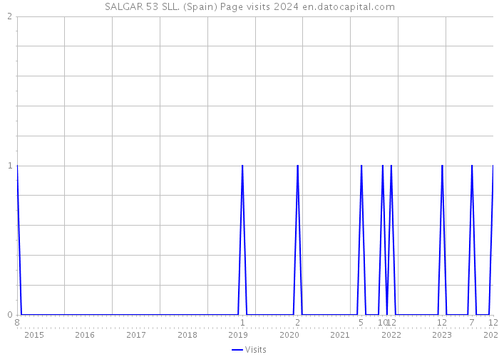 SALGAR 53 SLL. (Spain) Page visits 2024 