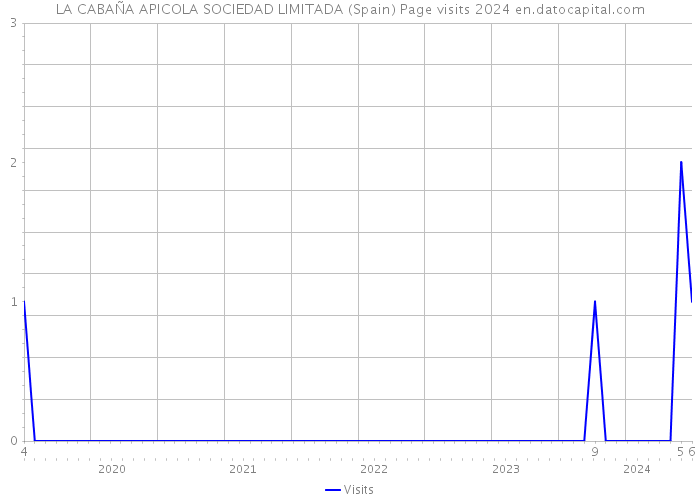 LA CABAÑA APICOLA SOCIEDAD LIMITADA (Spain) Page visits 2024 