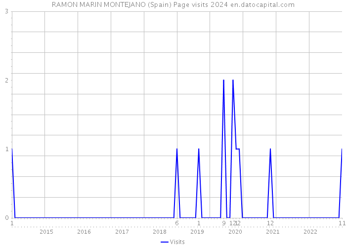 RAMON MARIN MONTEJANO (Spain) Page visits 2024 
