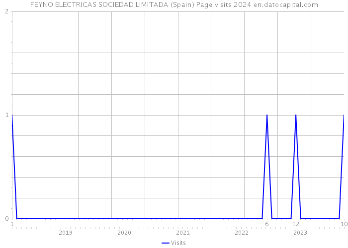 FEYNO ELECTRICAS SOCIEDAD LIMITADA (Spain) Page visits 2024 